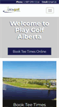 Mobile Screenshot of playgolfalberta.com